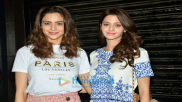 Vedhika Kumar and Aamna Sharif spotted at Bastian in Bandra
