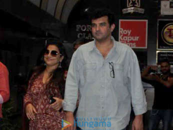 Vidya Balan and Siddharth Roy Kapur spotted in Bandra