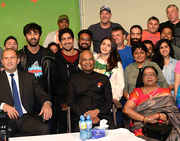 When President of India visited the sets of Ranbir Kapoor, Alia Bhatt starrer Brahmastra with the President of Bulgaria