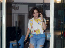 Yami Gautam snapped outside BBlunt salon