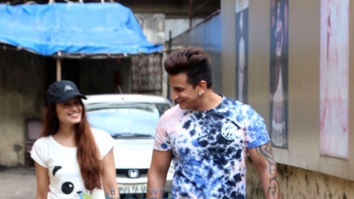 Yuvika Chaudhary and Prince Narula spotted in Bandra
