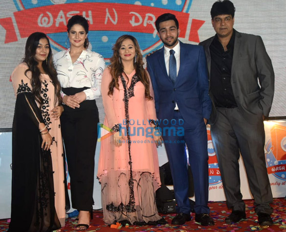 Zareen Khan launches ‘Wash N Dry’ App Zareen Khan launches ‘Wash N Dry’ App