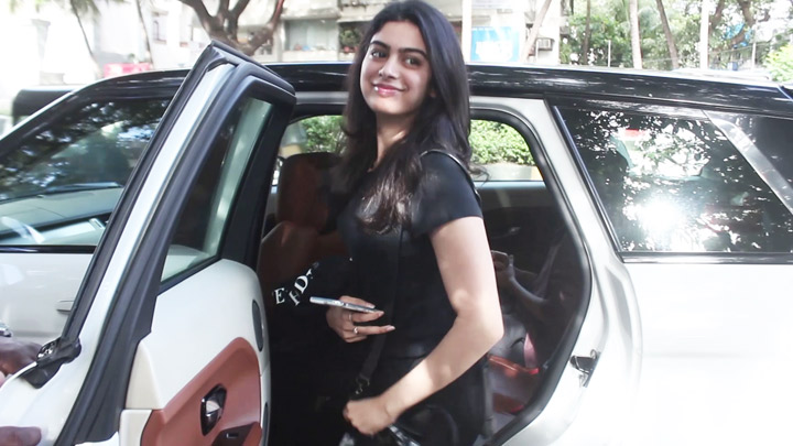 SPOTTED:Cutie Khushi Kapoor at KromaKay Salon Juhu