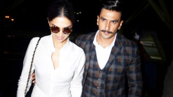 SPOTTED:Ranveer Singh and Deepika Padukone at Airport