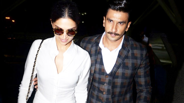 SPOTTED:Ranveer Singh and Deepika Padukone at Airport