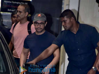 Aamir Khan and Kiran Rao spotted at Roy Kapur Films in Bandra