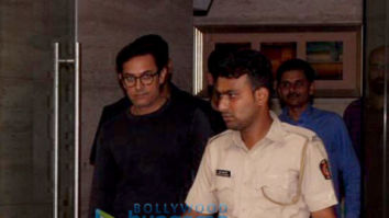 Aamir Khan spotted at a recording studio