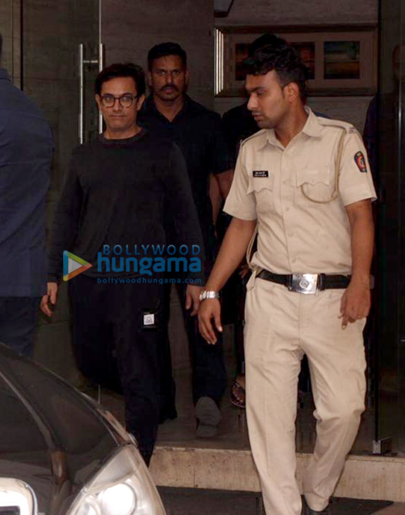 aamir khan spotted at a recording studio 2