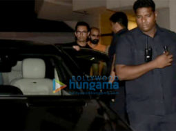 Aamir Khan snapped outside a dubbing studio in Bandra