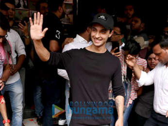 Aayush Sharma snapped at Chandan Cinema in Juhu