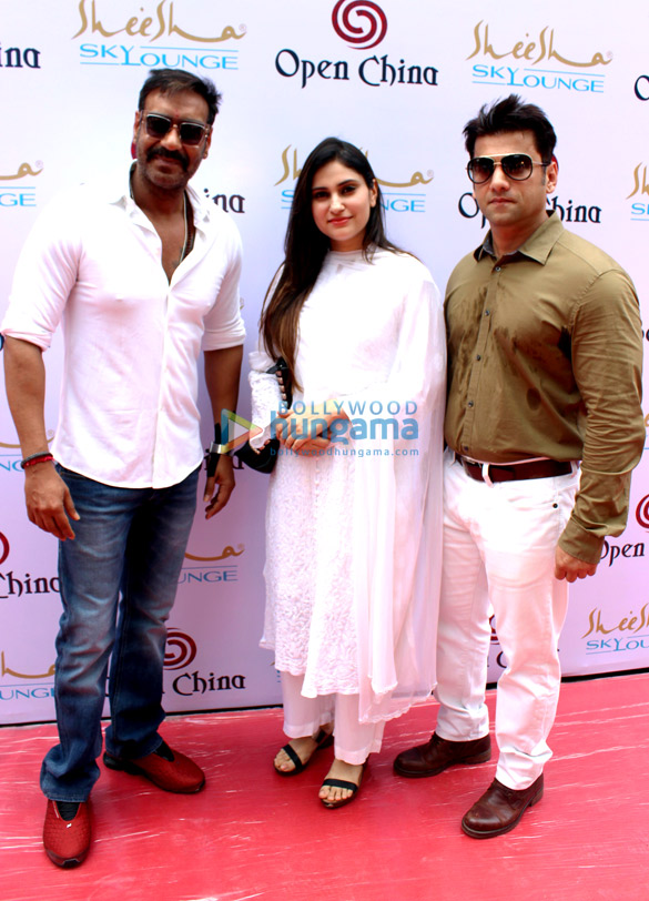 Ajay Devgn, Nupur Sanon and others grace the launch of Open China and Sheesha Sky Lounge in Juhu Ajay Devgn, Nupur Sanon and others grace the launch of Open China and Sheesha Sky Lounge in Juhu