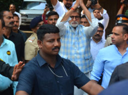 Amitabh Bachchan greets fans and media on his 76th birthday celebrations
