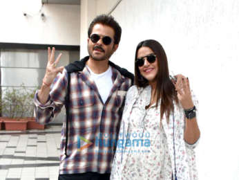 Anil Kapoor snapped on sets of No Filter with Neha Dhupia
