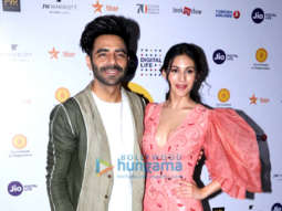 Aparshakti Khurana and Amyra Dastur spotted at PVR Juhu attending the 20th Jio MAMI Film Festival 2018