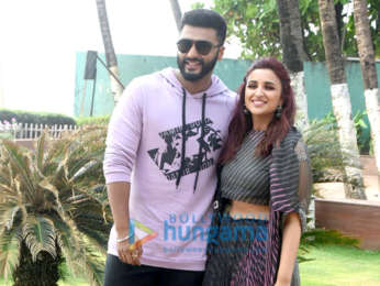 Arjun Kapoor and Parineeti Chopra promote Namaste England at Novotel, Juhu