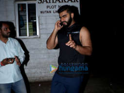 Arjun Kapoor snapped outside a clinic in Juhu