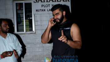 Arjun Kapoor snapped outside a clinic in Juhu