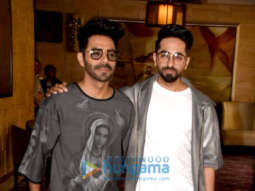 Ayushmann Khurrana and Aaradhya Bachchan snapped in Juhu
