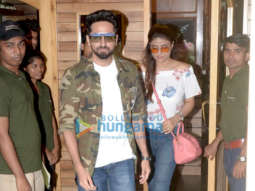 Ayushmann Khurrana snapped at Farmers’ Cafe in Bandra
