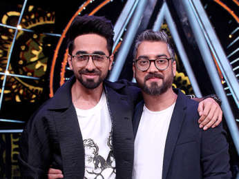 Ayushmann Khurrana snapped on sets of Indian Idol