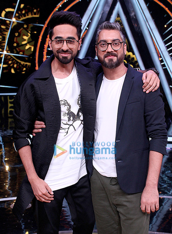 ayushmann khurrana snapped on sets of indian idol 2