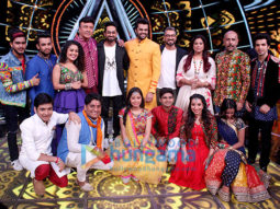 Ayushmann Khurrana snapped on sets of Indian Idol