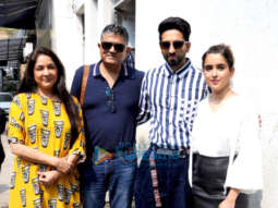 Badhaai Ho cast promote their film at Lower Parel
