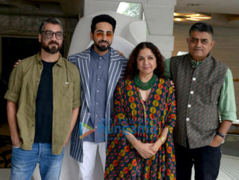 Badhaai Ho team snapped in Delhi