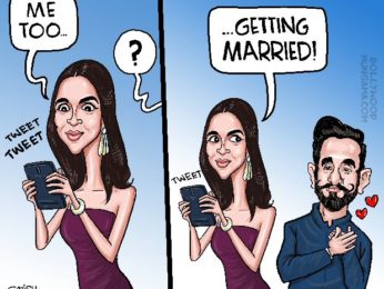 Bollywood Toons: Deepika Padukone announces her marriage to Ranveer Singh on Twitter!