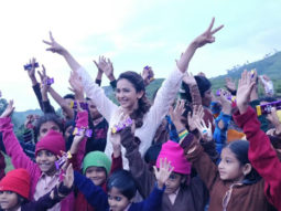CUTE! Rakul Preet Singh kicks off her pre birthday celebrations with these kids as she distributes chocolates to all