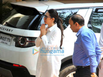 Celebs arrive at Krishna Raj Kapoor's residence to pay their last respects