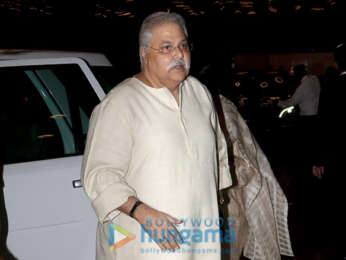 Celebs attend the prayer meet of late Krishna Raj Kapoor at Sahara Star hotel