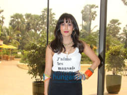 Saif Ali Khan and Chitrangda Singh snapped during Baazaar promotions