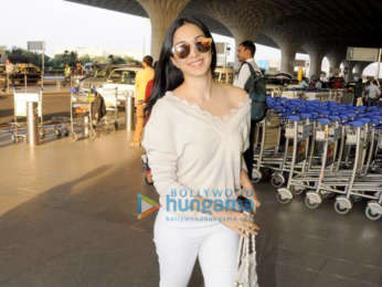Evelyn Sharma, Aditi Rao Hydari and Rohan Mehra snapped at the airport