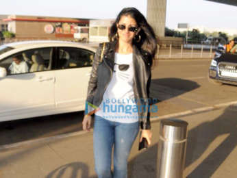 Evelyn Sharma, Aditi Rao Hydari and Rohan Mehra snapped at the airport