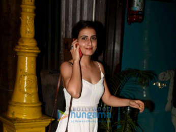 Fatima Sana Shaikh snapped at Silver Beach Cafe in Juhu
