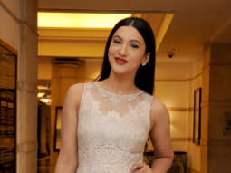 Gauahar Khan snapped during a photoshoot