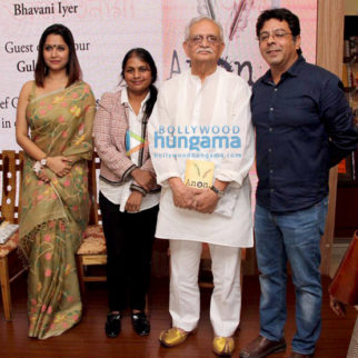 Gulzaar launches Raazi writer Bhavani Iyer's book Anon