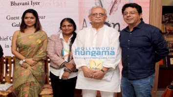 Gulzaar launches Raazi writer Bhavani Iyer’s book Anon