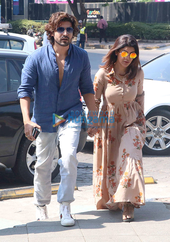gurmeet choudhary and debina bonnerjee spotted at yauatcha for lunch1