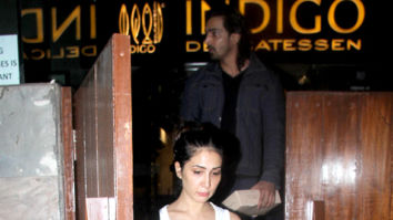 Harshvardhan Rane and Kim Sharma spotted at Indigo in Bandra