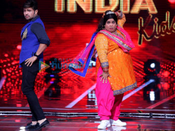 Himesh Reshammiya, Guru Randhawa and Neha Bhasin snapped on sets of the reality show Love Me India