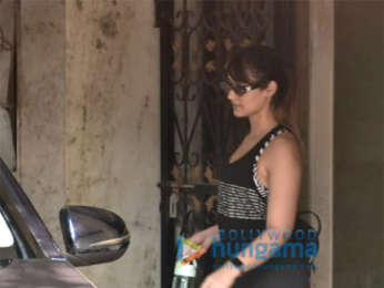 Ileana D'cruz spotted at the gym in Bandra