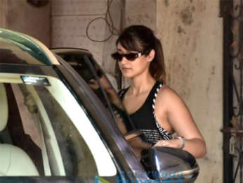 Ileana D'cruz spotted at the gym in Bandra