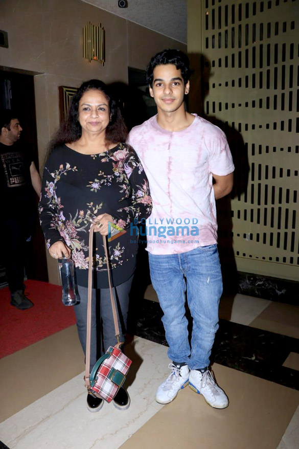 Ishaan Khatter and Neelima Azim snapped at PVR Icon in Andheri
