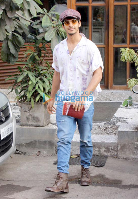 Ishaan Khatter spotted at a cafe in Bandra