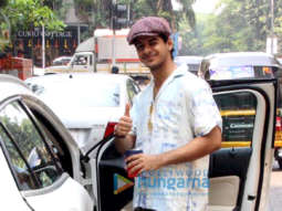 Ishaan Khatter spotted at a dubbing studio