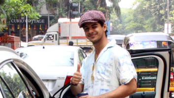 Ishaan Khatter spotted at a dubbing studio