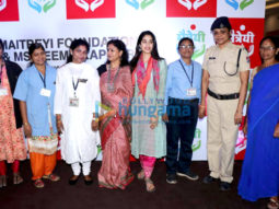 Janhvi Kapoor and Boney Kapoor snapped at a short film screening in Mumbai
