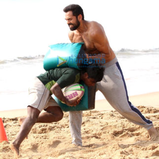 On The Sets Of The Movie Jungle Cry